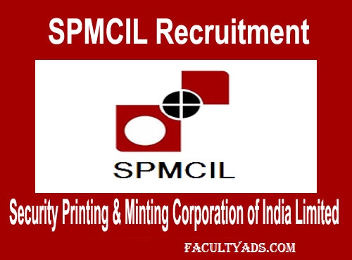 SPMCIL Recruitment 2019