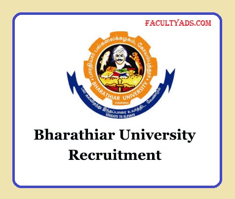 Bharathiar University Recruitment 2019