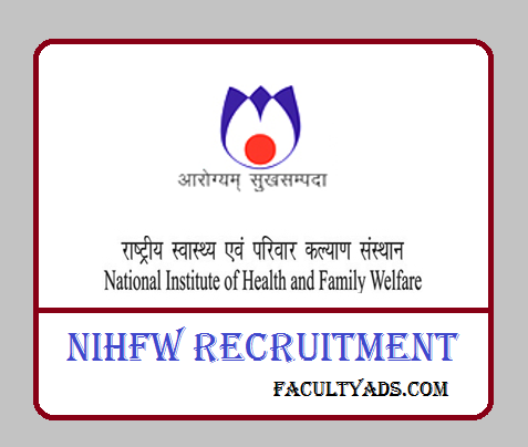 NIHFW Recruitment 2019
